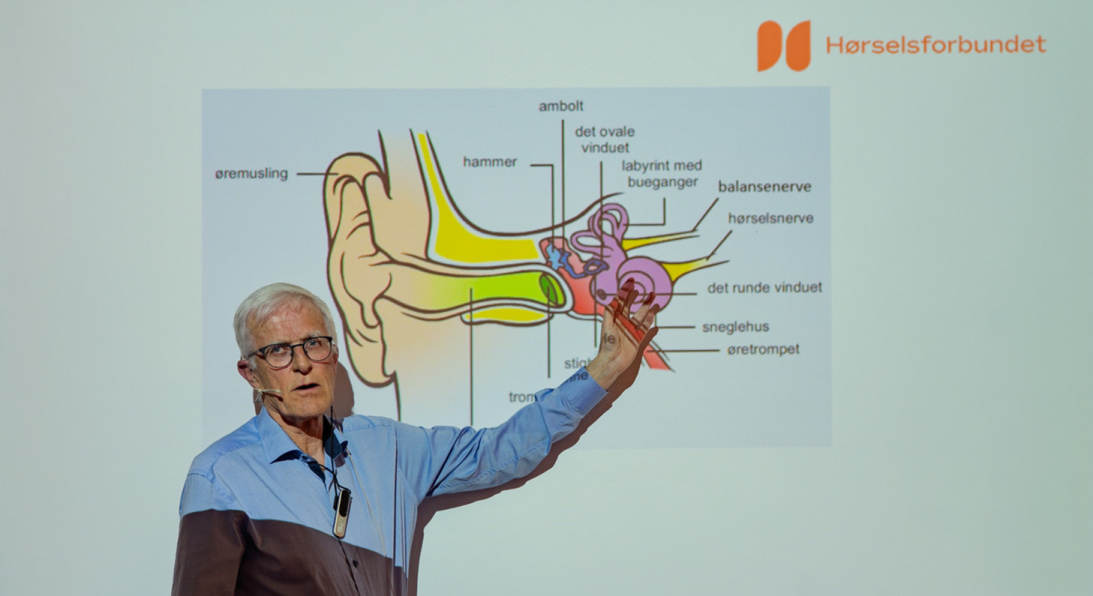 Per A. Brinchmann snakker om hørselstap
