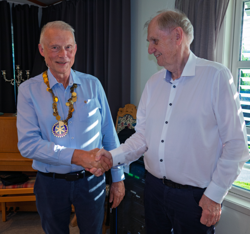 Kjetil Nilsen overtar som president i Kolsås Rotaryklubb