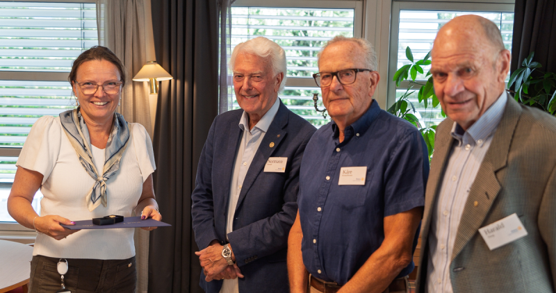 Paul Harris-utmerkelse til Kjersti Kvalheim Dunham